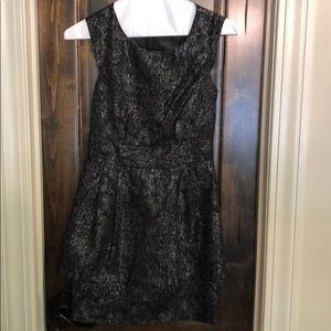 213 Black and silver cocktail dress